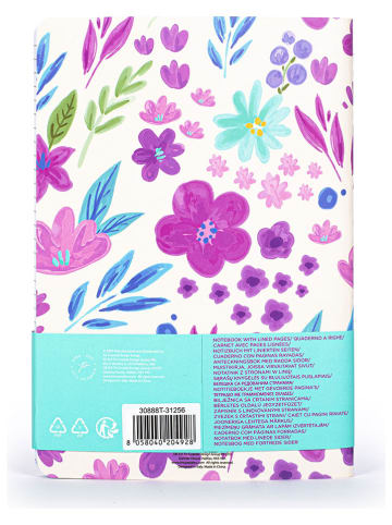 Tri-Coastal Design 2er-Set: Notizbücher in Weiß/ Lila - (L)23 x (B)14,5 cm