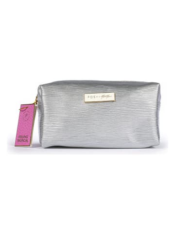 Tri-Coastal Design Kosmetiktasche in Silber - (L)11 x (B)18 cm