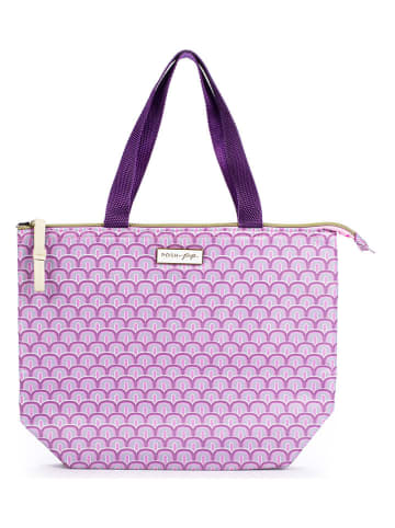 Tri-Coastal Design Isoliertasche in Rosa/ Lila/ Grün - (L)18,5 x (B)12 cm