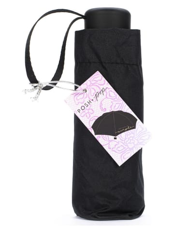 Tri-Coastal Design Taschenschirm in Schwarz