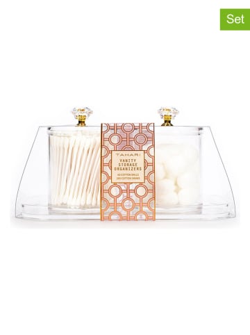 Tri-Coastal Design 3-delige cosmetica-opbergset goudkleurig