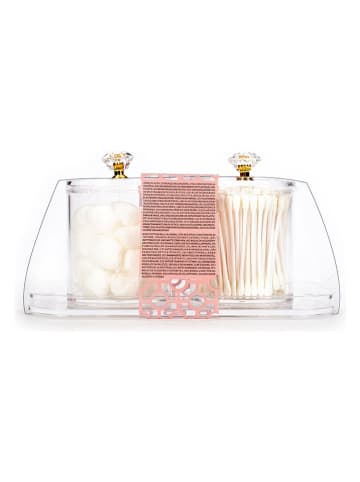 Tri-Coastal Design 3tlg. Kosmetik-Aufbewahrungs-Set in Gold