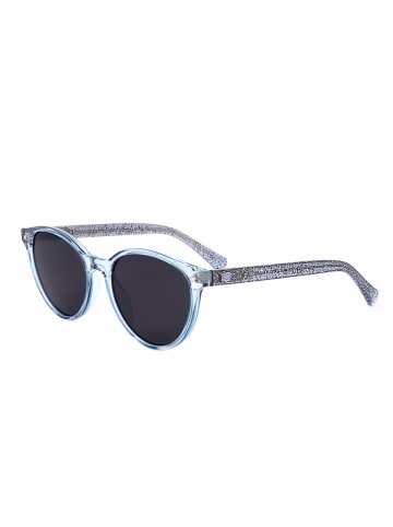 Chiara Ferragni Damskie okulary przeciwsłoneczne w kolorze błękitno-czarnym