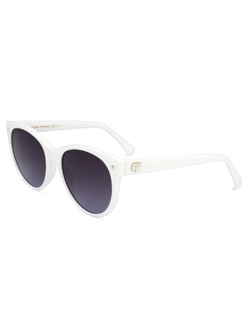Chiara Ferragni Damen-Sonnenbrille in Weiß/ Dunkelblau