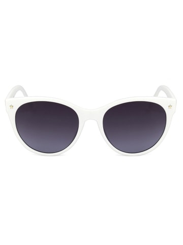 Chiara Ferragni Damen-Sonnenbrille in Weiß/ Dunkelblau