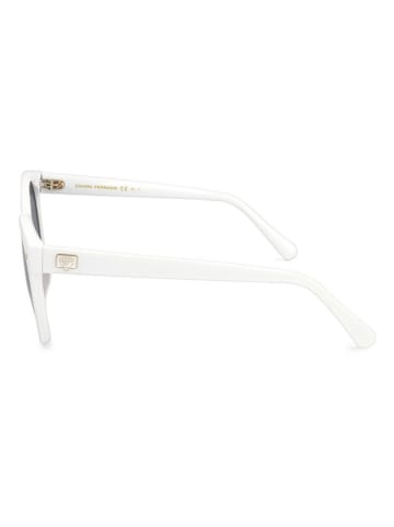 Chiara Ferragni Damen-Sonnenbrille in Weiß/ Dunkelblau