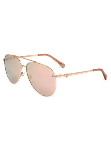 Chiara Ferragni Damen-Sonnenbrille in Gold/ Rosa