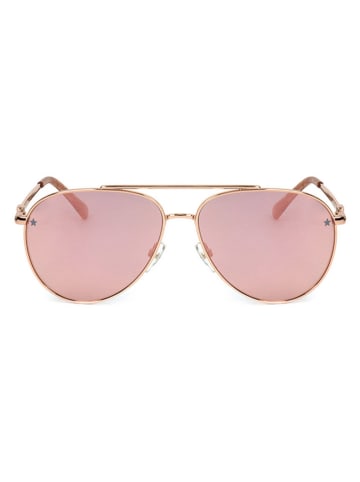 Chiara Ferragni Damen-Sonnenbrille in Gold/ Rosa