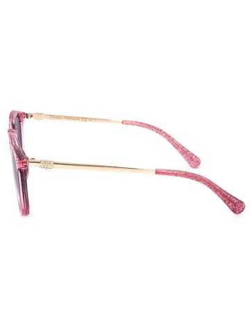 Chiara Ferragni Damen-Sonnenbrille in Pink-Gold/ Schwarz