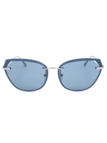 Escada Dameszonnebril blauw/zilverkleurig