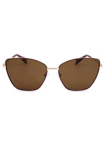 Furla Damen-Sonnenbrille in Gold/ Braun
