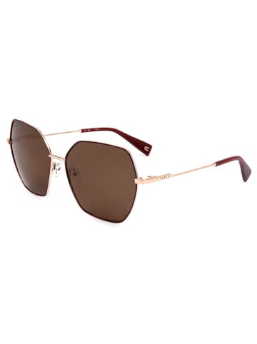 Furla Damen-Sonnenbrille in Gold/ Braun
