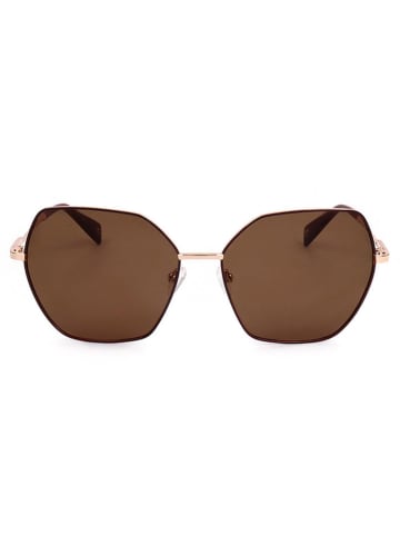 Furla Damen-Sonnenbrille in Gold/ Braun