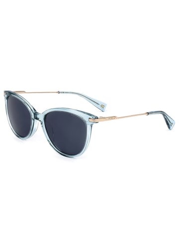 Furla Damen-Sonnenbrille in Hellblau-Gold/ Dunkelblau