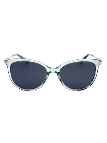 Furla Damskie okulary przeciwsłoneczne w kolorze złoto-granatowo-błękitnym