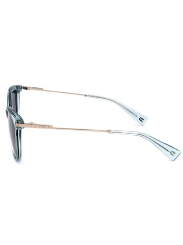 Furla Damen-Sonnenbrille in Hellblau-Gold/ Dunkelblau