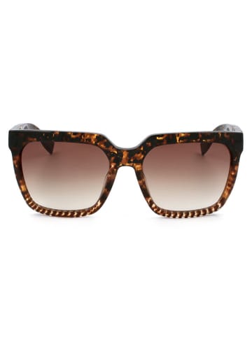 Furla Damen-Sonnenbrille in Schwarz/ Hellbraun