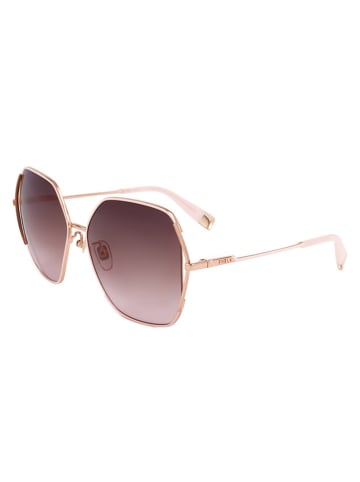 Furla Damen-Sonnenbrille in Gold/ Braun