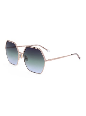 ISABEL MARANT ÉTOILE Damen-Sonnenbrille in Gold/ Dunkelblau
