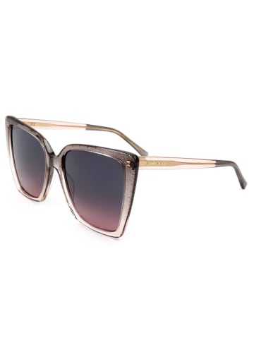 Jimmy Choo Damen-Sonnenbrille in Grau/ Dunkelblau