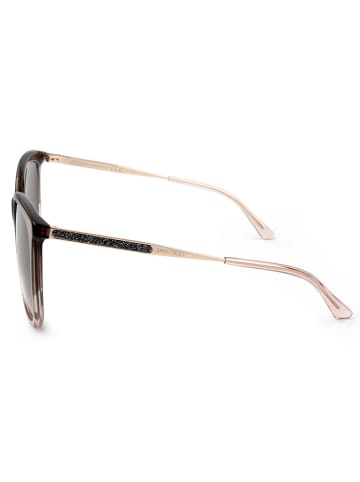 Jimmy Choo Damen-Sonnenbrille in Braun/ Gold