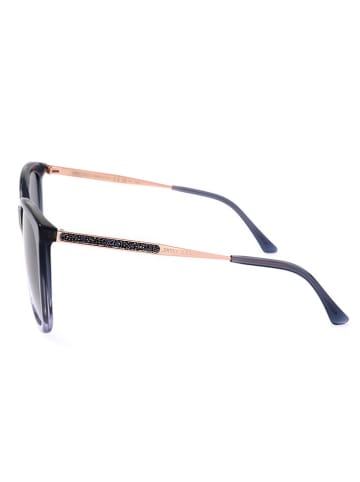 Jimmy Choo Damskie okulary przeciwsłoneczne w kolorze złoto-granatowym