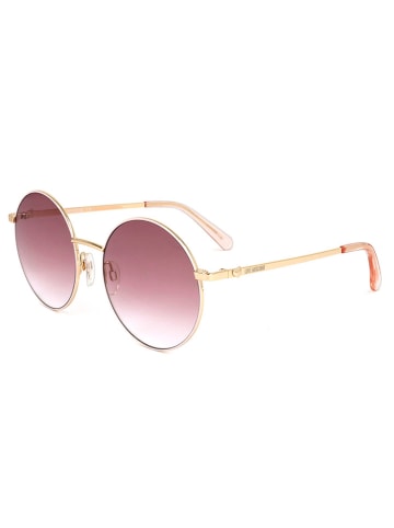 Moschino Damskie okulary przeciwsłoneczne w kolorze złoto-różowym