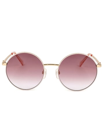 Moschino Damen-Sonnenbrille in Gold/ Pink