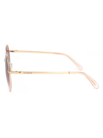 Moschino Damen-Sonnenbrille in Gold/ Pink