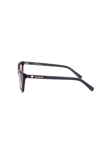 Love Moschino Damskie okulary przeciwsłoneczne w kolorze różowo-antracytowym