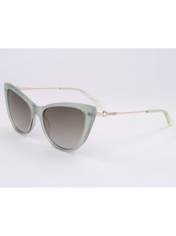 Moschino Damen-Sonnenbrille in Grün/ Grau