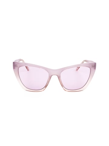 Love Moschino Damskie okulary przeciwsłoneczne w kolorze jasnoróżowym