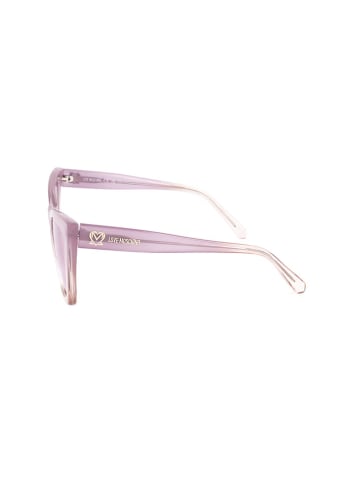 Love Moschino Damskie okulary przeciwsłoneczne w kolorze jasnoróżowym
