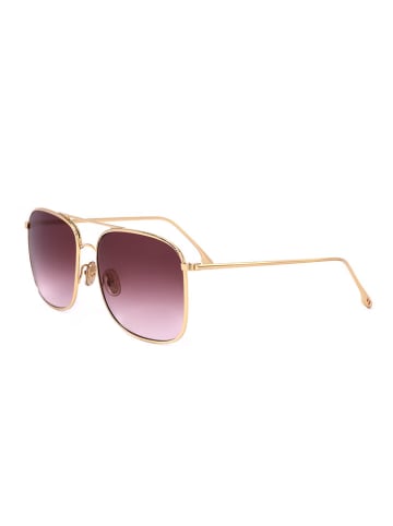 Victoria Beckham Damskie okulary przeciwsłoneczne w kolorze złoto-fioletowym