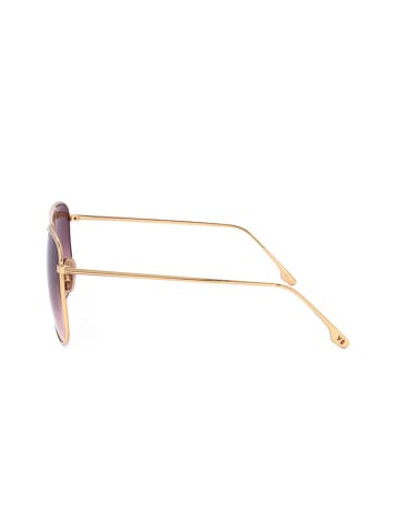 Victoria Beckham Damen-Sonnenbrille in Gold/ Lila