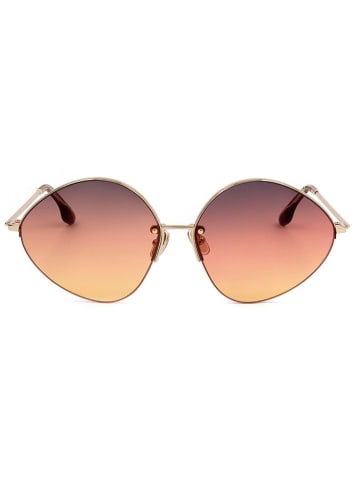 Victoria Beckham Damen-Sonnenbrille in Gold/ Orange