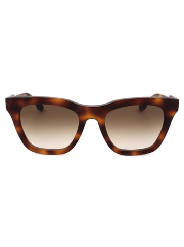 Victoria Beckham Damen-Sonnenbrille in Braun/ Hellbraun