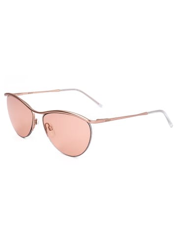 DKNY Damen-Sonnenbrille in Gold/ Orange