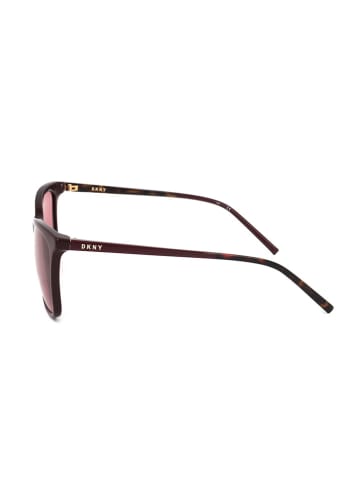DKNY Damen-Sonnenbrille in Braun/ Pink