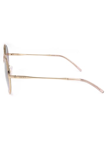 DKNY Damskie okulary przeciwsłoneczne w kolorze złoto-fioletowym