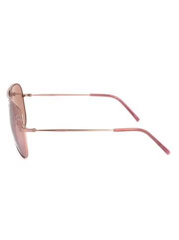 DKNY Damskie okulary przeciwsłoneczne w kolorze złoto-jasnobrązowym