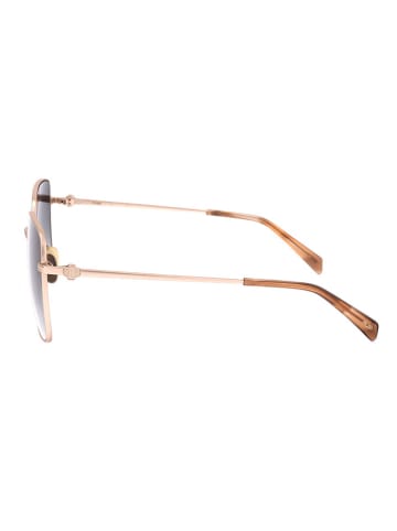 Maje Damen-Sonnenbrille in Gold/ Dunkelblau