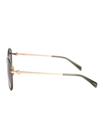 Maje Damen-Sonnenbrille in Gold/ Dunkelblau