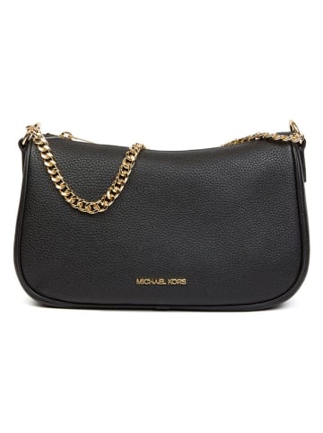 Michael Kors Skórzana torebka w kolorze czarnym - 26 x 16 x 8 cm