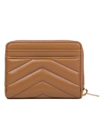 Michael Kors Portfel w kolorze karmelowym - 12 x 9 x 2 cm