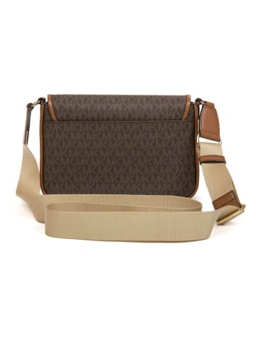 Michael Kors Schoudertas donkerbruin - (B)24 x (H)16 x (D)8 cm