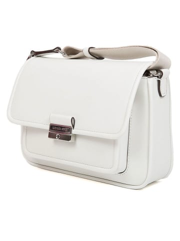 Michael Kors Leder-Umhängetasche in Weiß - (B)23 x (H)17 x (T)8 cm