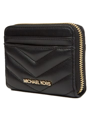 Michael Kors Portfel w kolorze czarnym - 12 x 9 x 2 cm