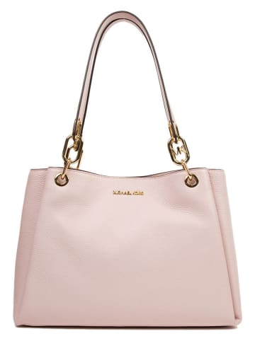 Michael Kors Skórzana torebka w kolorze jasnoróżowym - 36 x 27 x 14 cm