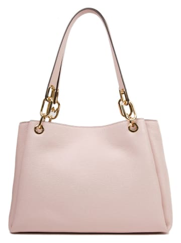 Michael Kors Skórzana torebka w kolorze jasnoróżowym - 36 x 27 x 14 cm